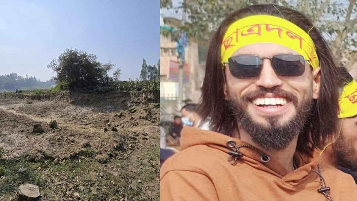 সাংবাদিকের জমির মাটি কেটে বিক্রির অভিযোগে ছাত্রদল নেতা বহিষ্কার